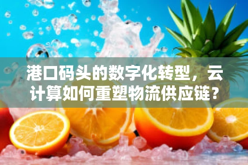 港口码头的数字化转型，云计算如何重塑物流供应链？