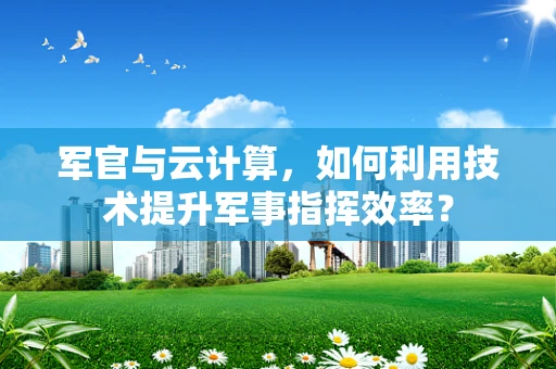 军官与云计算，如何利用技术提升军事指挥效率？