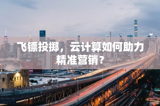 飞镖投掷，云计算如何助力精准营销？