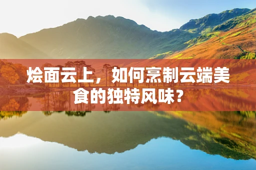 烩面云上，如何烹制云端美食的独特风味？