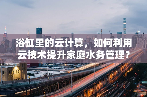 浴缸里的云计算，如何利用云技术提升家庭水务管理？
