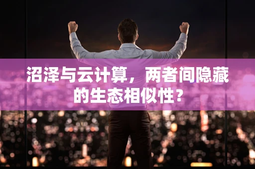 沼泽与云计算，两者间隐藏的生态相似性？