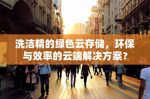 洗洁精的绿色云存储，环保与效率的云端解决方案？