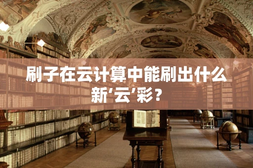 刷子在云计算中能刷出什么新‘云’彩？