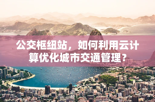 公交枢纽站，如何利用云计算优化城市交通管理？