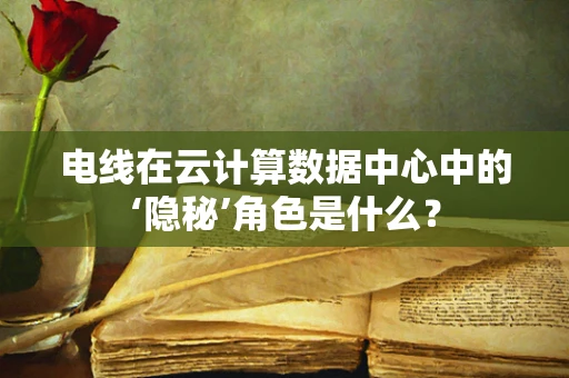 电线在云计算数据中心中的‘隐秘’角色是什么？