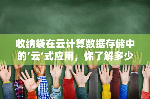 收纳袋在云计算数据存储中的‘云’式应用，你了解多少？
