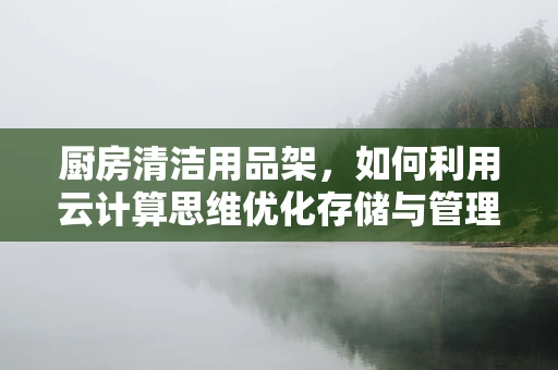 厨房清洁用品架，如何利用云计算思维优化存储与管理？