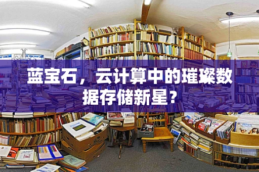 蓝宝石，云计算中的璀璨数据存储新星？