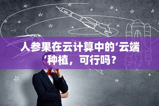 人参果在云计算中的‘云端’种植，可行吗？