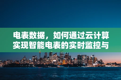 电表数据，如何通过云计算实现智能电表的实时监控与高效管理？