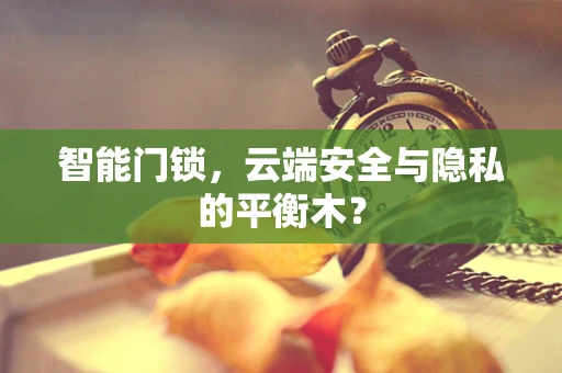 智能门锁，云端安全与隐私的平衡木？