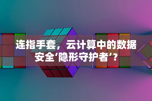 连指手套，云计算中的数据安全‘隐形守护者’？