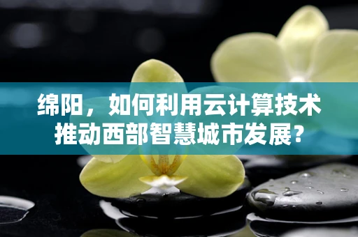 绵阳，如何利用云计算技术推动西部智慧城市发展？