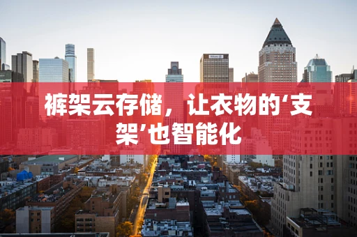 裤架云存储，让衣物的‘支架’也智能化