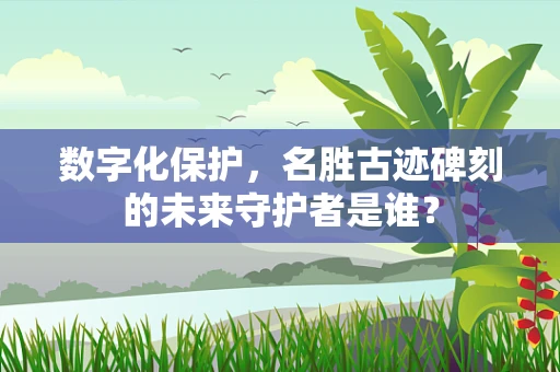 数字化保护，名胜古迹碑刻的未来守护者是谁？