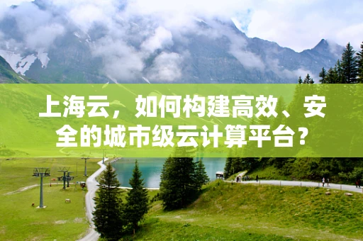 上海云，如何构建高效、安全的城市级云计算平台？