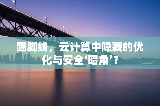 踢脚线，云计算中隐藏的优化与安全‘暗角’？