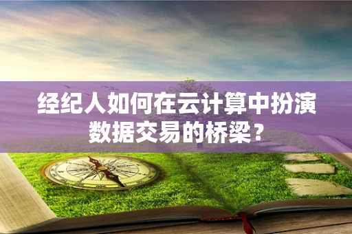 经纪人如何在云计算中扮演数据交易的桥梁？