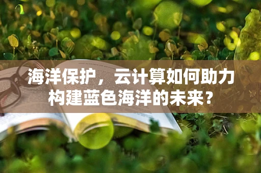 海洋保护，云计算如何助力构建蓝色海洋的未来？