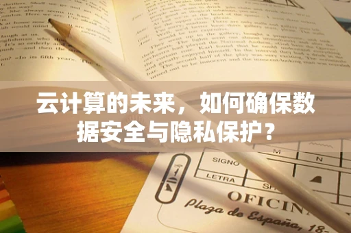 云计算的未来，如何确保数据安全与隐私保护？