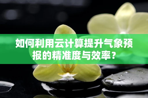 如何利用云计算提升气象预报的精准度与效率？