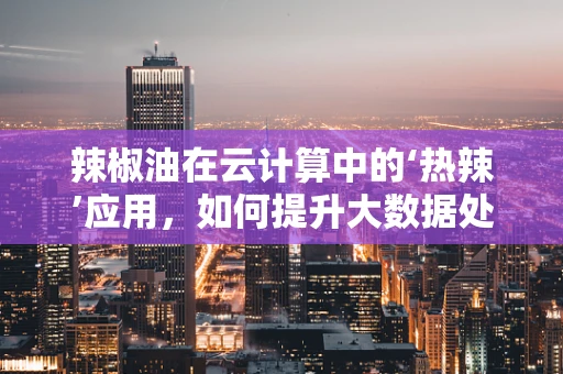 辣椒油在云计算中的‘热辣’应用，如何提升大数据处理的‘味蕾’？