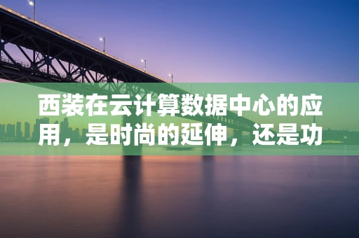 西装在云计算数据中心的应用，是时尚的延伸，还是功能性的需求？