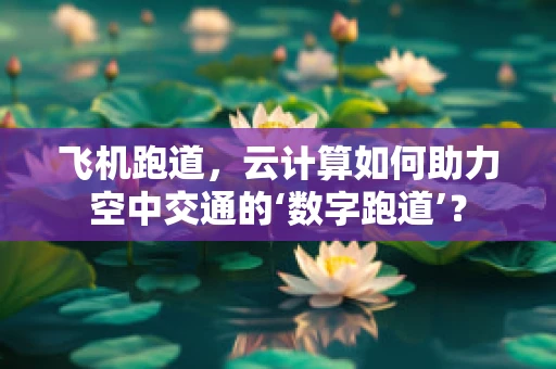 飞机跑道，云计算如何助力空中交通的‘数字跑道’？