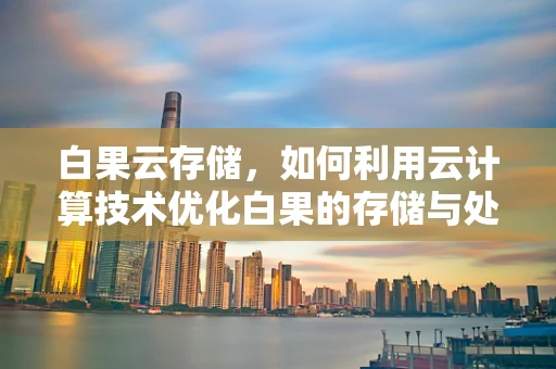 白果云存储，如何利用云计算技术优化白果的存储与处理？