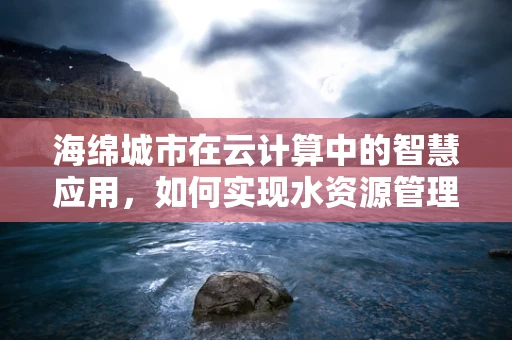 海绵城市在云计算中的智慧应用，如何实现水资源管理的‘弹性’？