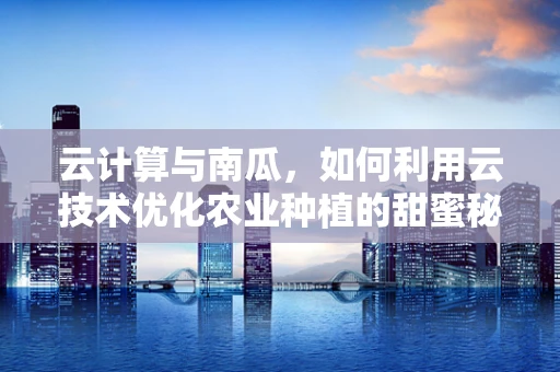云计算与南瓜，如何利用云技术优化农业种植的甜蜜秘密？