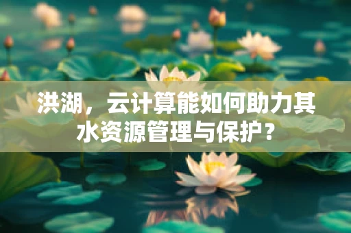 洪湖，云计算能如何助力其水资源管理与保护？