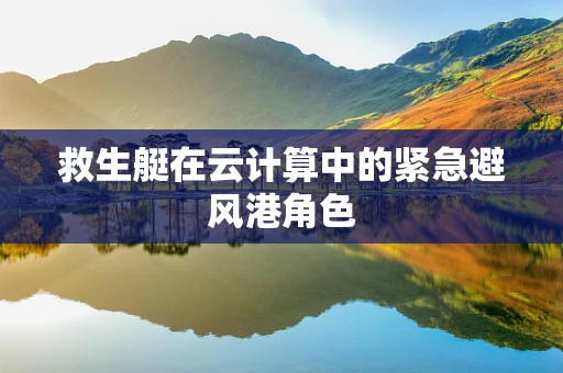 救生艇在云计算中的紧急避风港角色