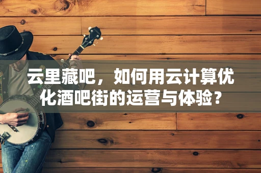 云里藏吧，如何用云计算优化酒吧街的运营与体验？