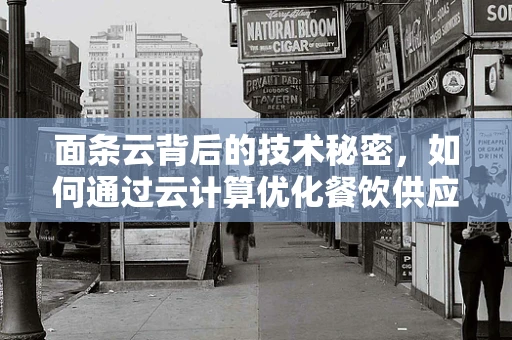 面条云背后的技术秘密，如何通过云计算优化餐饮供应链管理？