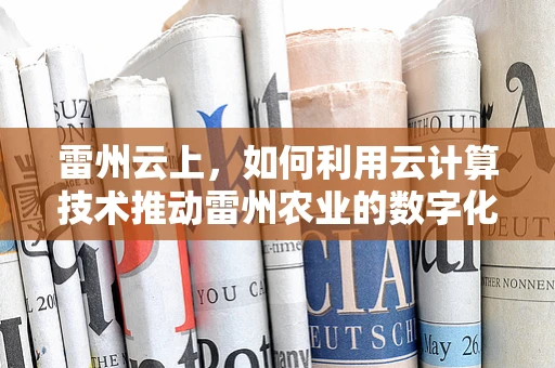 雷州云上，如何利用云计算技术推动雷州农业的数字化转型？