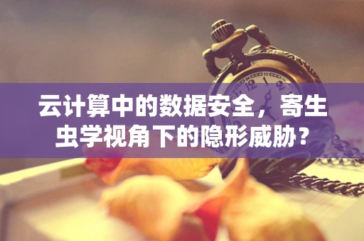 云计算中的数据安全，寄生虫学视角下的隐形威胁？