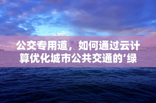 公交专用道，如何通过云计算优化城市公共交通的‘绿色走廊’？