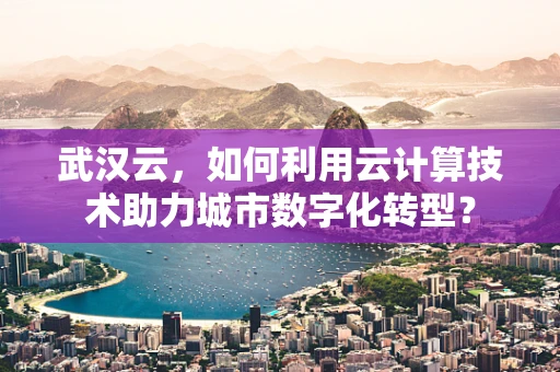武汉云，如何利用云计算技术助力城市数字化转型？