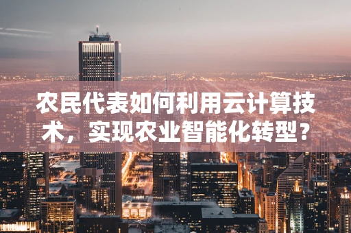 农民代表如何利用云计算技术，实现农业智能化转型？
