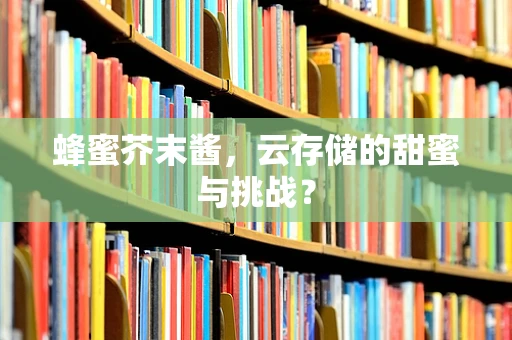蜂蜜芥末酱，云存储的甜蜜与挑战？
