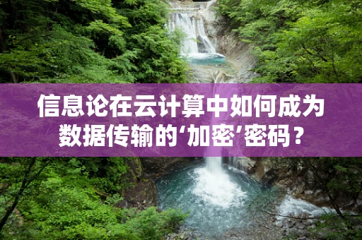 信息论在云计算中如何成为数据传输的‘加密’密码？