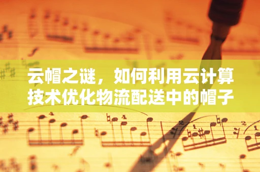 云帽之谜，如何利用云计算技术优化物流配送中的帽子管理？