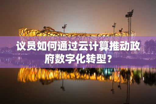 议员如何通过云计算推动政府数字化转型？