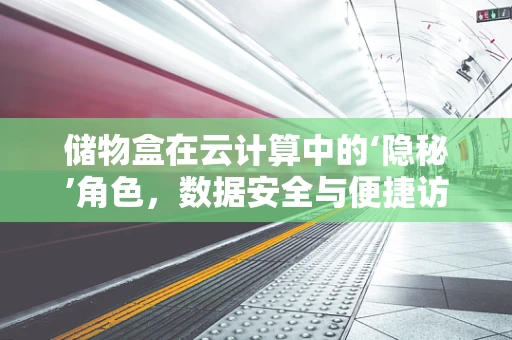 储物盒在云计算中的‘隐秘’角色，数据安全与便捷访问的双重保障？