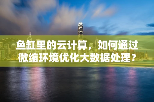 鱼缸里的云计算，如何通过微缩环境优化大数据处理？