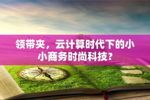 领带夹，云计算时代下的小小商务时尚科技？