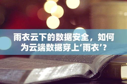 雨衣云下的数据安全，如何为云端数据穿上‘雨衣’？