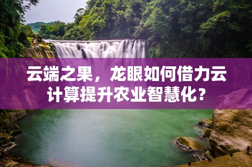 云端之果，龙眼如何借力云计算提升农业智慧化？